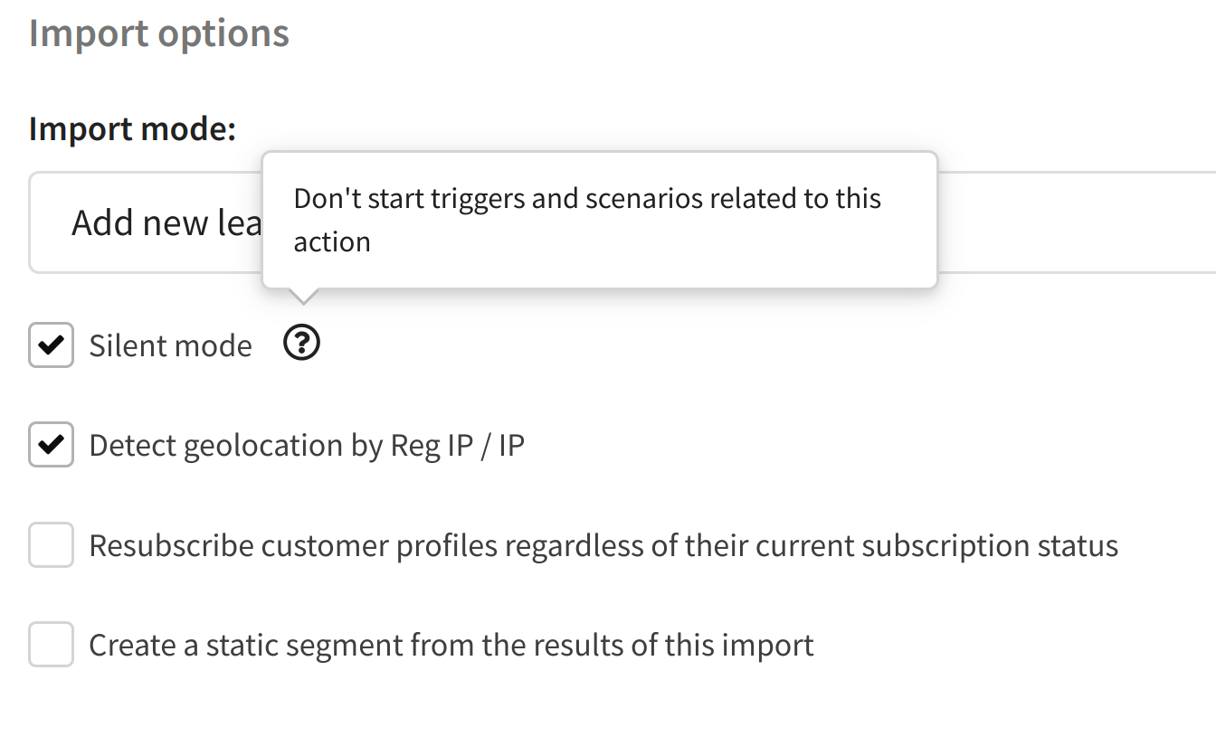 Import options-ticks